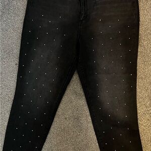 Sofia by Sofia Vergara Black Skinny Jeans